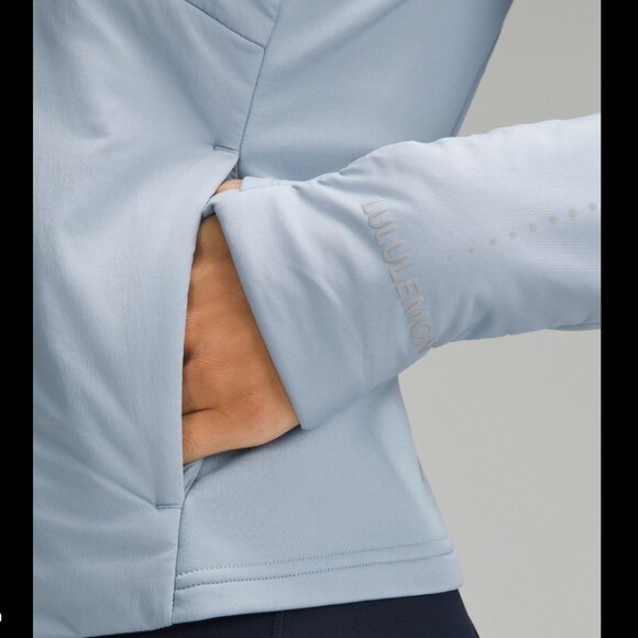 Lululemon Push Your Pace Jacket-Concrete Blue-size 6-warm-NWT - Picture 6 of 6